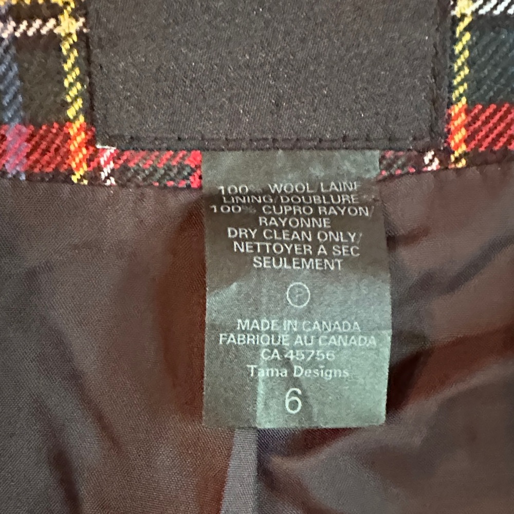 Smythe Multicolor Plaid Blazer with Gold Accents - Picture 4 of 8